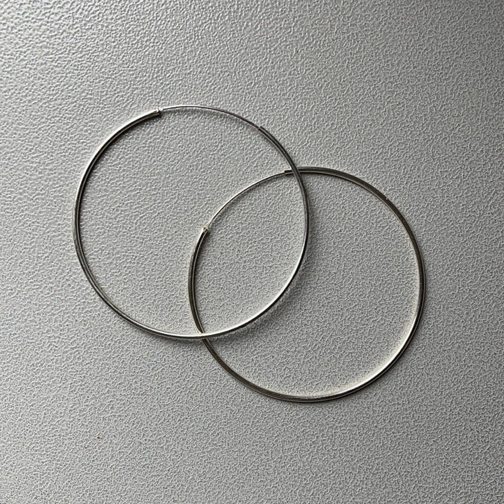 Sterling Silver Hoops